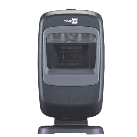Сканер штрихкода CipherLAB 2220-USB (настольный сканер 2D со считывателем UHF (865-868ГГц), двойной кабель USB, черный)